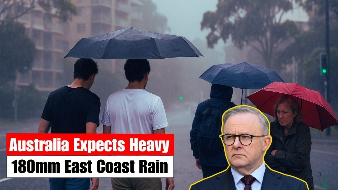 Australia Issues 3-Day Severe Rainfall Alert From 27 November – Up to 180mm Expected